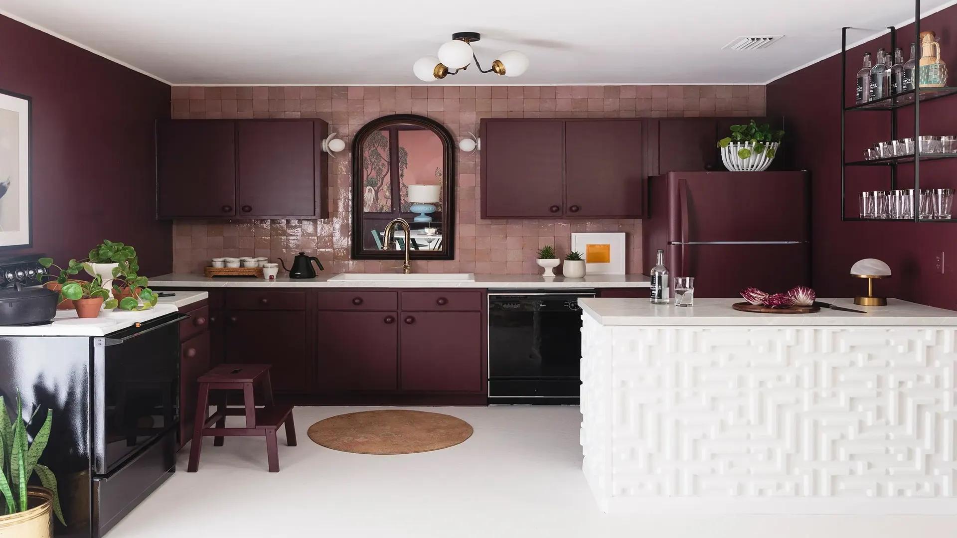 Colores de pintura para la cocina - Morado