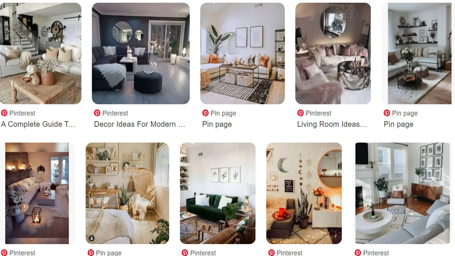 Decoración del hogar en redes sociales