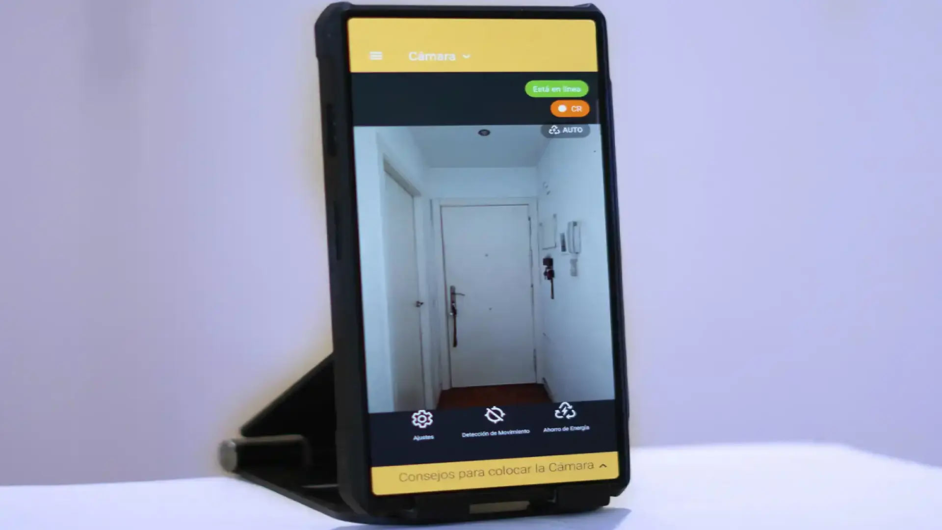 Teléfono inteligente cámara seguridad